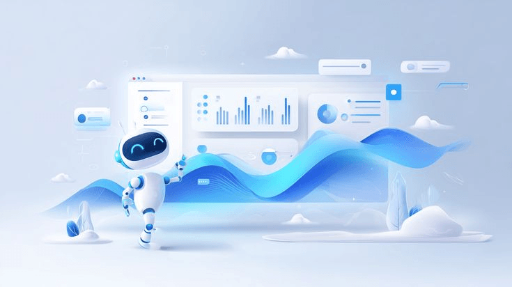 CRM AI Background Illustration